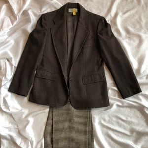 Evan-Picone Brown Blazer / Jones New York Pants 4P